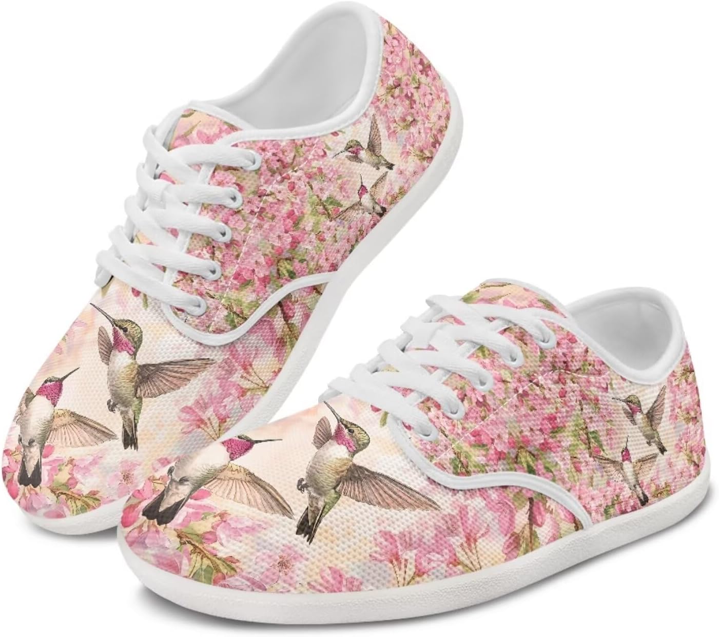 

Женские кроссовки для бега с колибри, повседневные танцевальные туфли, деловые лоферы, балетки, прогулочные кроссовки Ecaestolph, розовый
