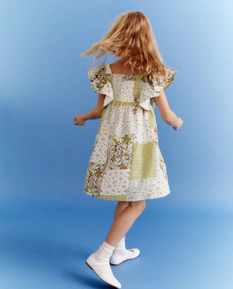 

Платье для девочки с коротким рукавом Kids El Corte Inglés, многоцветный