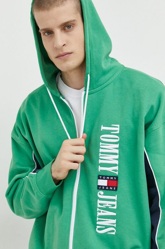

Толстовка Tommy Jeans, зеленый