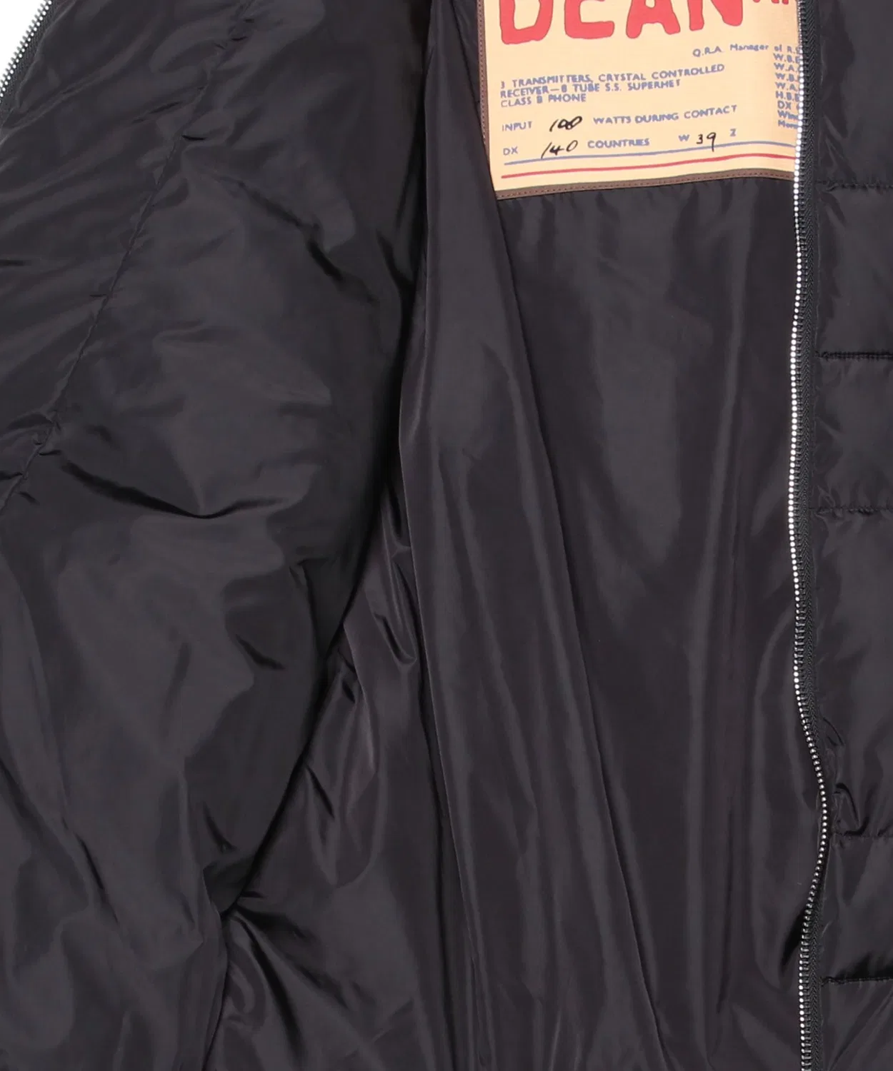 Пуховик 3D Down Jacket nylon 100% black — фото 3