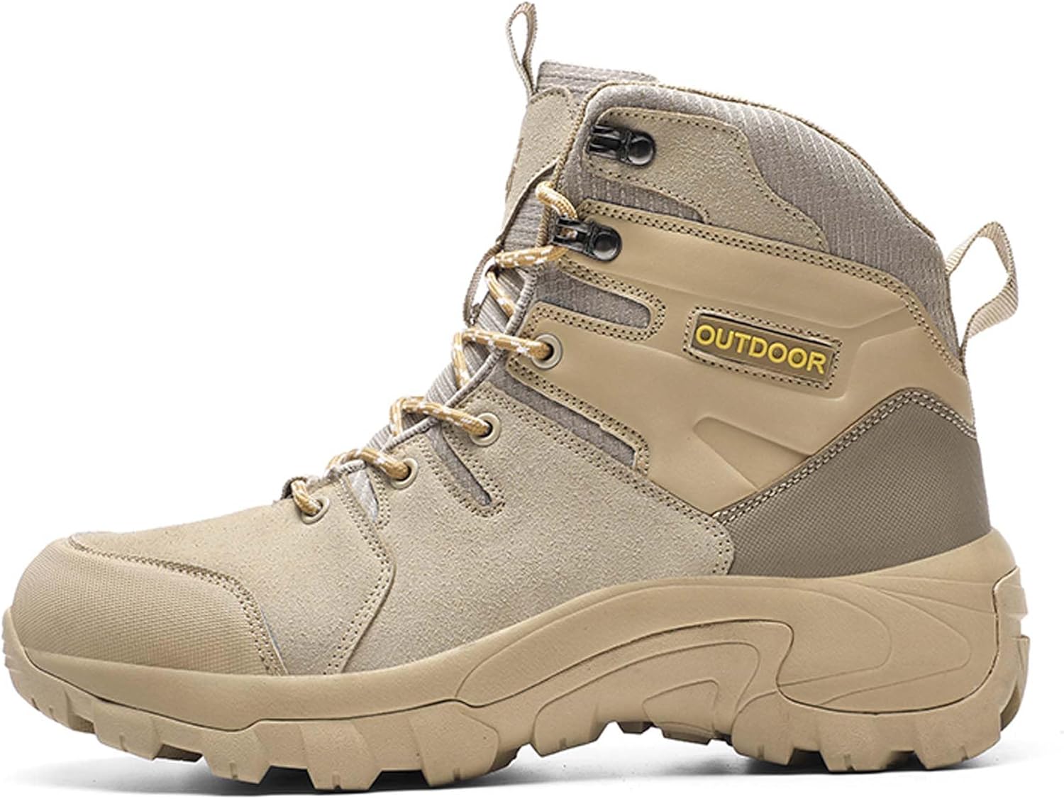

Большие мужские походные ботинки для улицы, противоскользящие и водонепроницаемые ботинки, походные ботинки, для внедорожных тренировок, военные ботинки, спортивная обувь, повседневная обувь Canopycasa, хаки