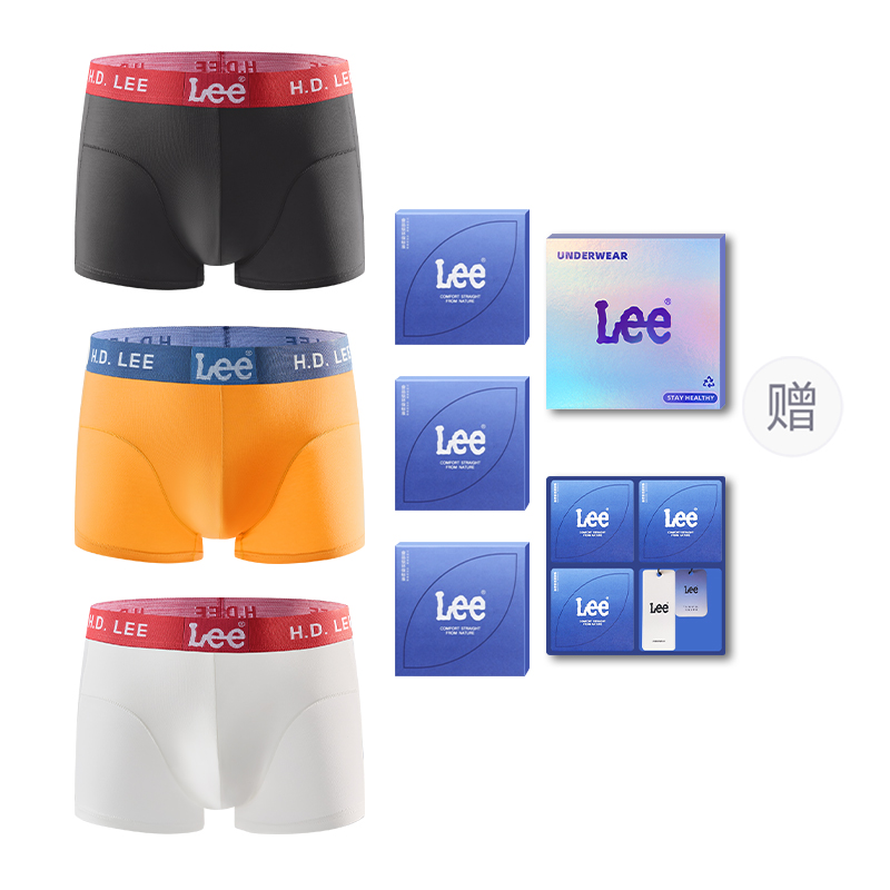 

Классические трусы 101 мужские 3 шт Lee, белый