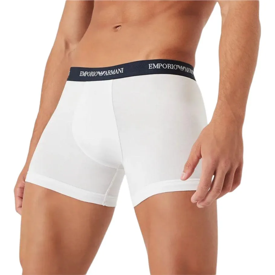 Трусы мужские 2 Pack EMPORIO ARMANI, 2 pack (белый+черный) — фото 3