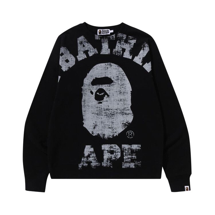 

Свитер BAPE Big College Crewneck, Black
