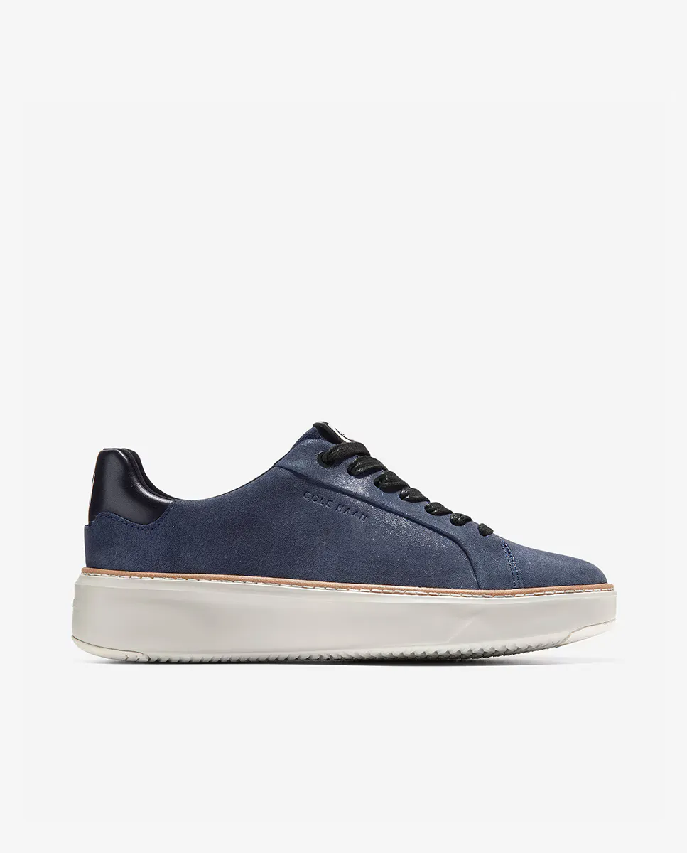 

Женские кожаные спортивные туфли синего цвета Cole Haan