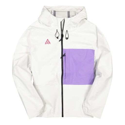 

Куртка Nike MENS ACG 2.5L Packable Jacket White/Purple, белый
