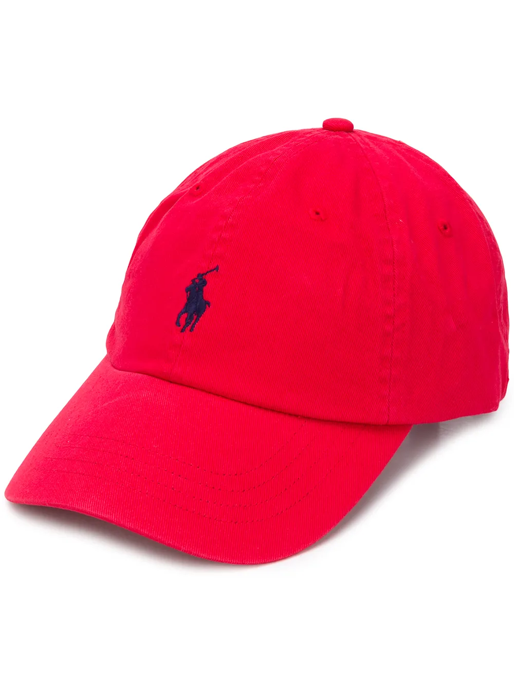 

Кепка с вышитым логотипом Polo Ralph Lauren, красный