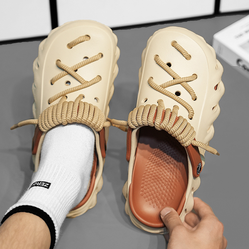 JEANSWEST Клоги унисекс белые арбузно-красные, цвет White Watermelon Red — фото 4