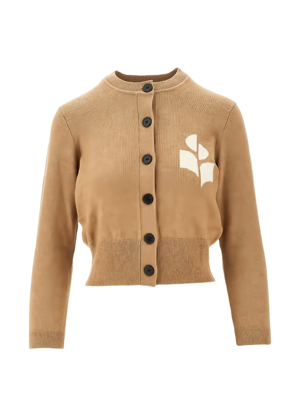 

Кардиган с логотипом Marant Étoile, коричневый