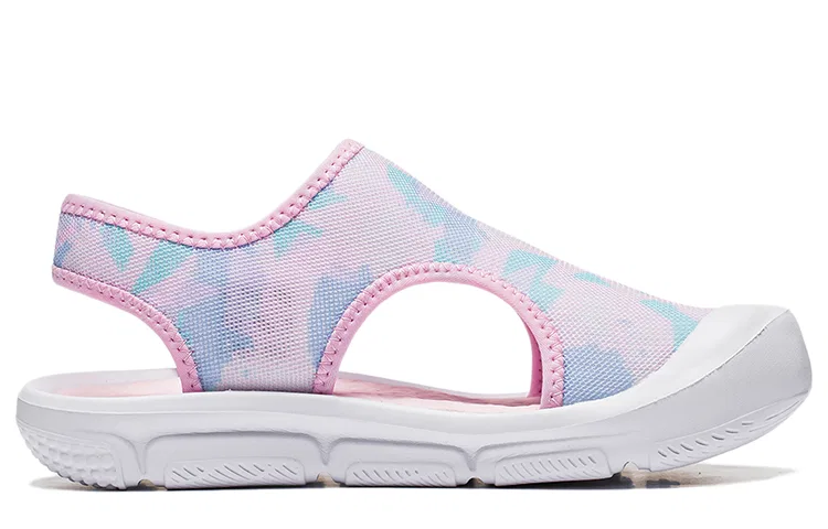 Кроссовки Li Ning YOUNG Tracing Huiyou 2.0, нескользящие, с амортизацией, дышащие, легкие Li-Ning YOUNG, Peachy Pink/Pure Blue/River Aqua Blue — фото 4