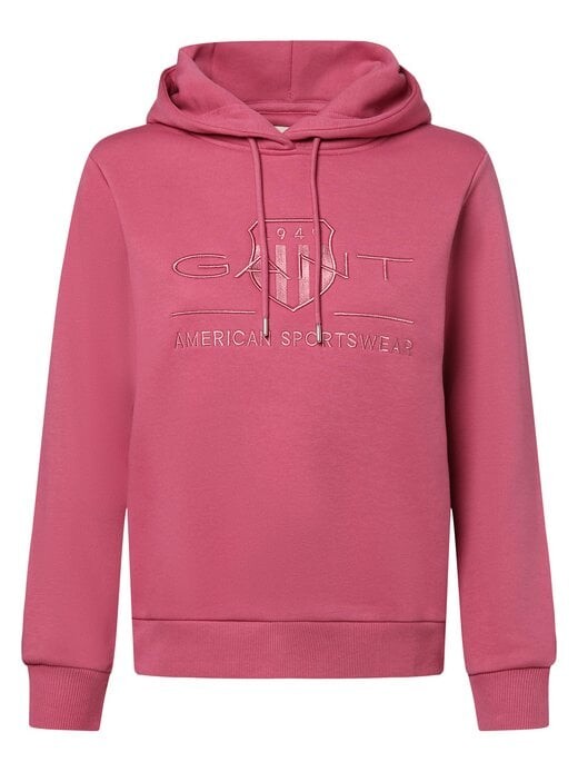 

Толстовка с капюшоном Gant, фуксия
