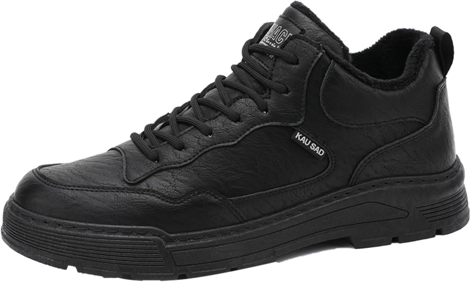 

Мужские коричневые флисовые ботинки на подкладке с шнуровкой, теплая повседневная обувь на зиму Aokisx