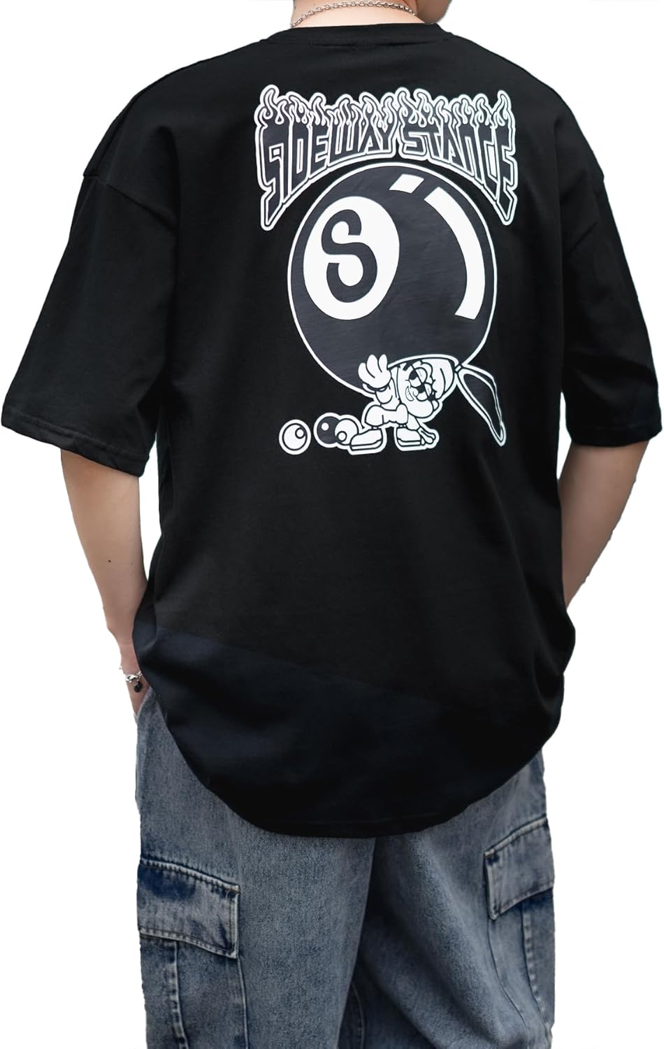 

Мужская футболка с коротким рукавом и принтом мяча Improbes 70120 Improves, черный