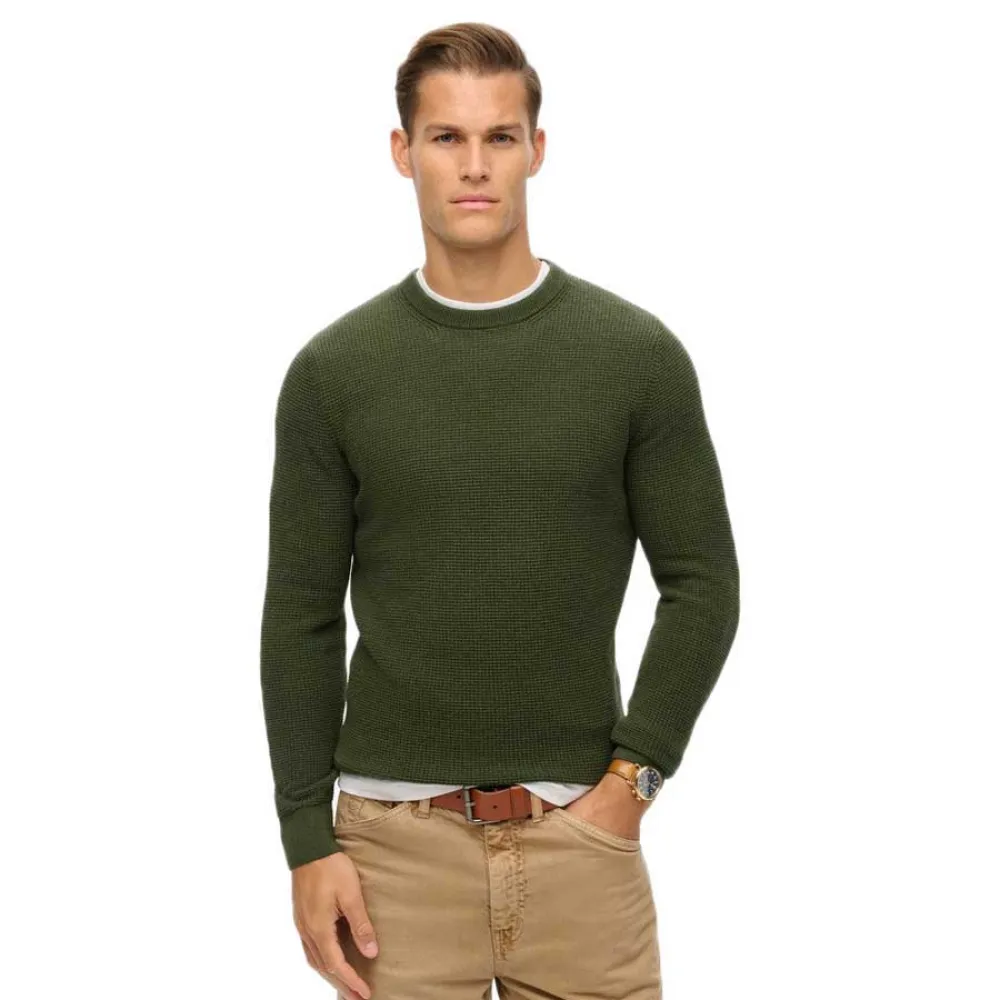 

Свитер Superdry Textured, зеленый