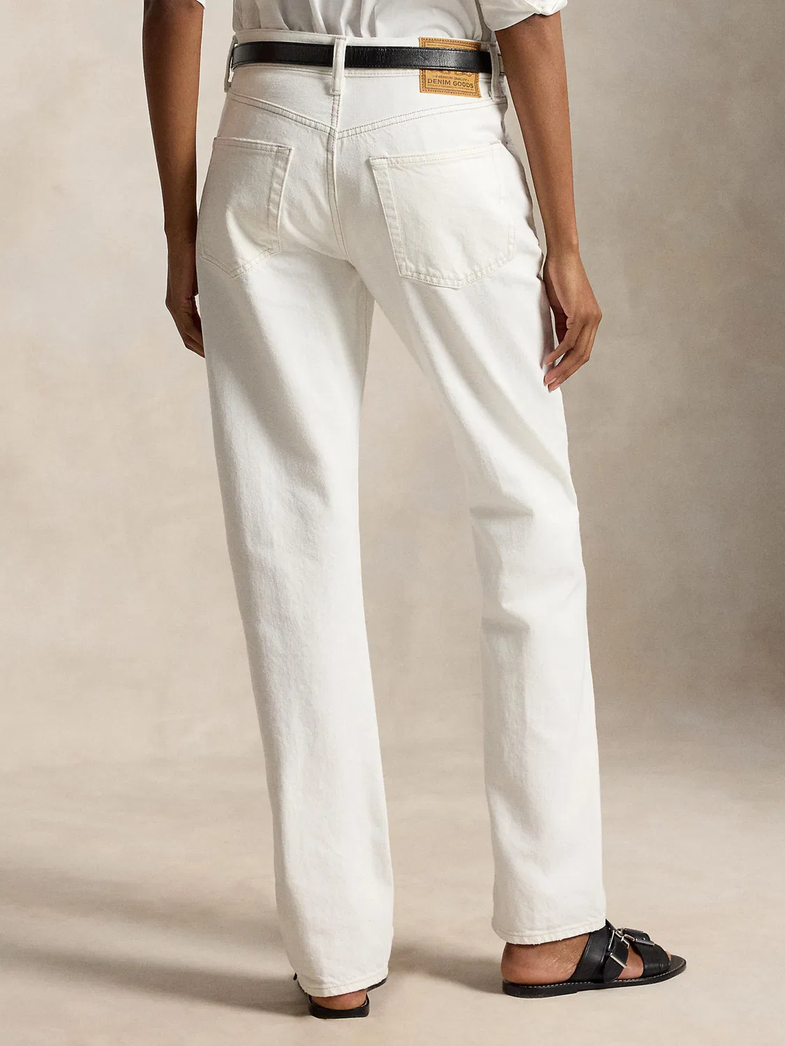 Джинсы свободного кроя Polo Ralph Lauren, White — фото 4