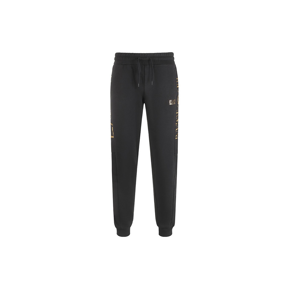 

EMPORIO ARMANI Штаны casual EA7 FW23 мужские Black Gold