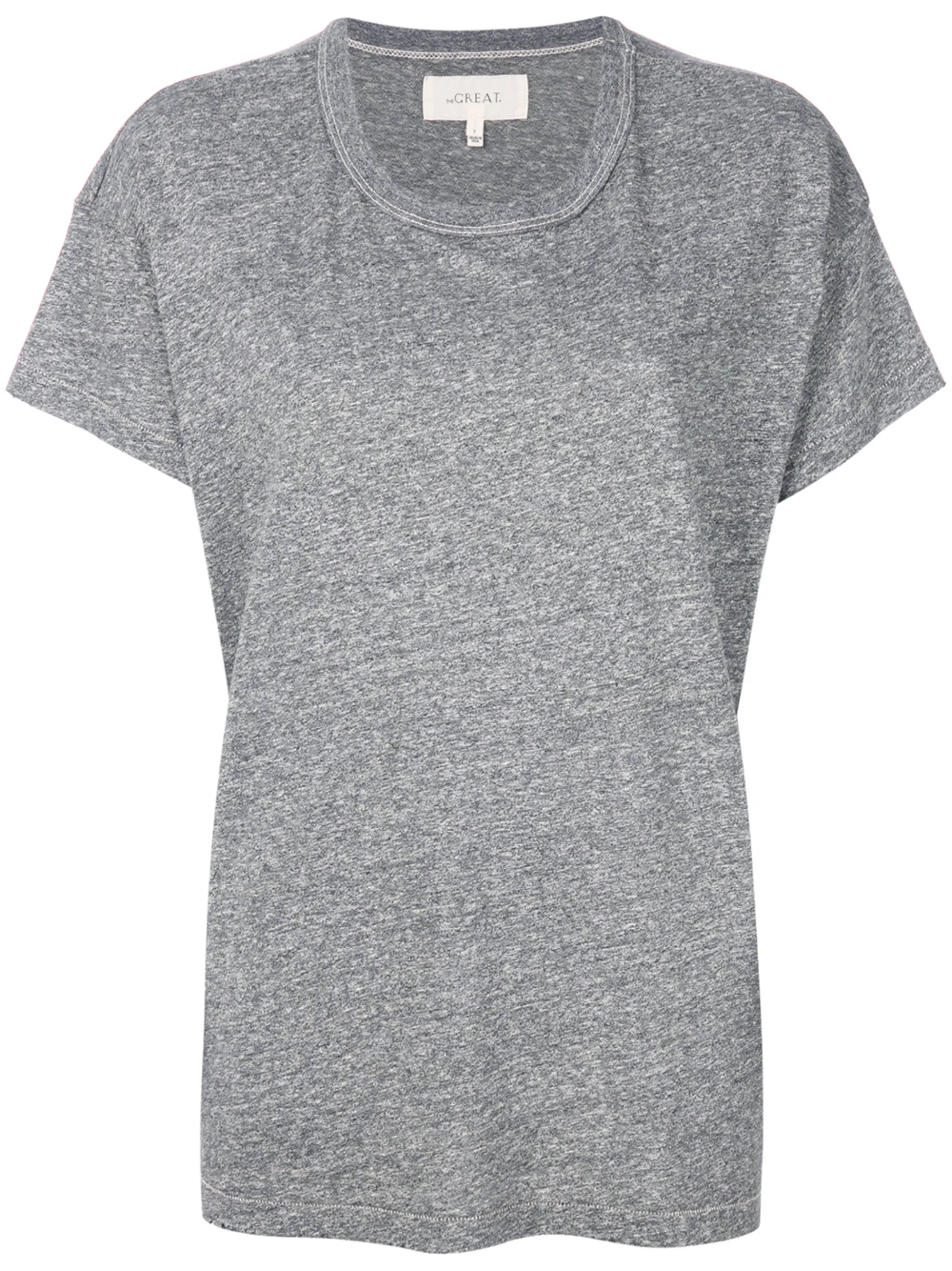 

Классическая футболка свободного кроя The Great., серый