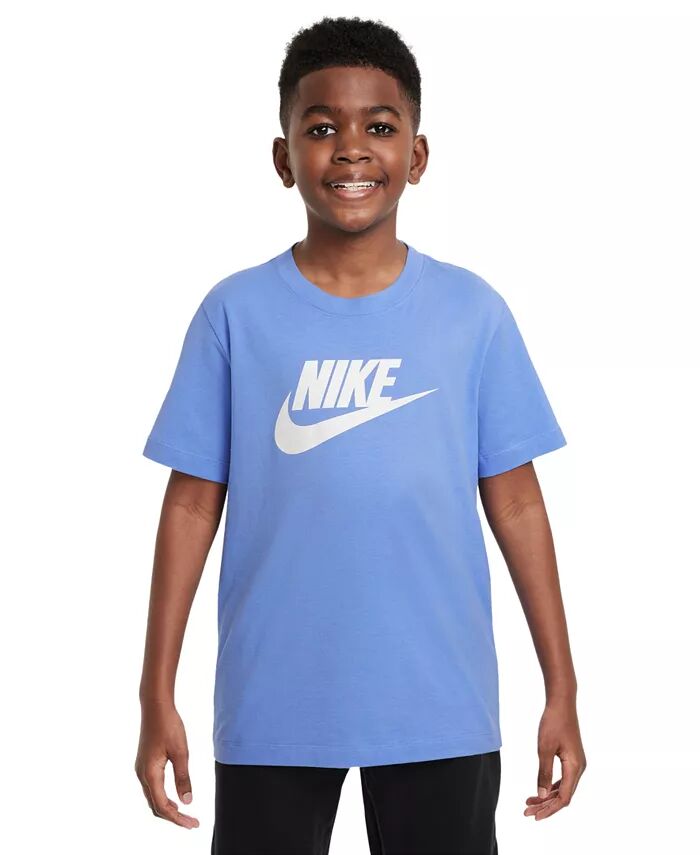 

Футболка с графическим логотипом Big Kids Sportswear Nike, синий