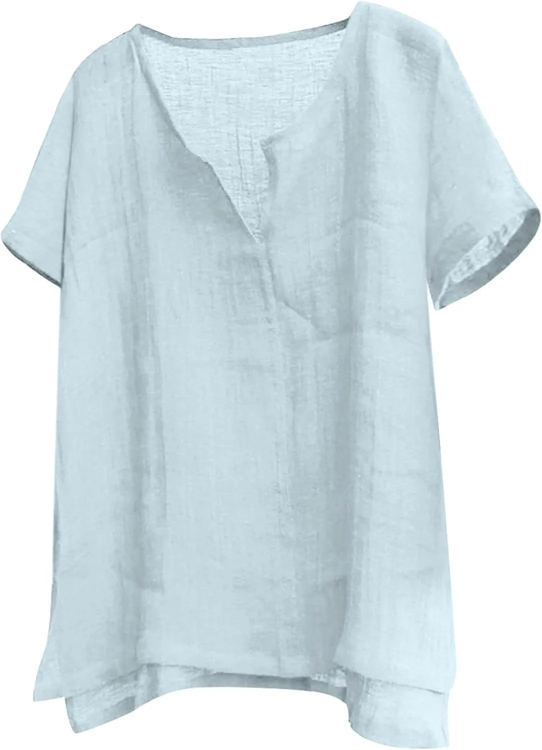 

Футболка Unisex с коротким рукавом из льняной смеси