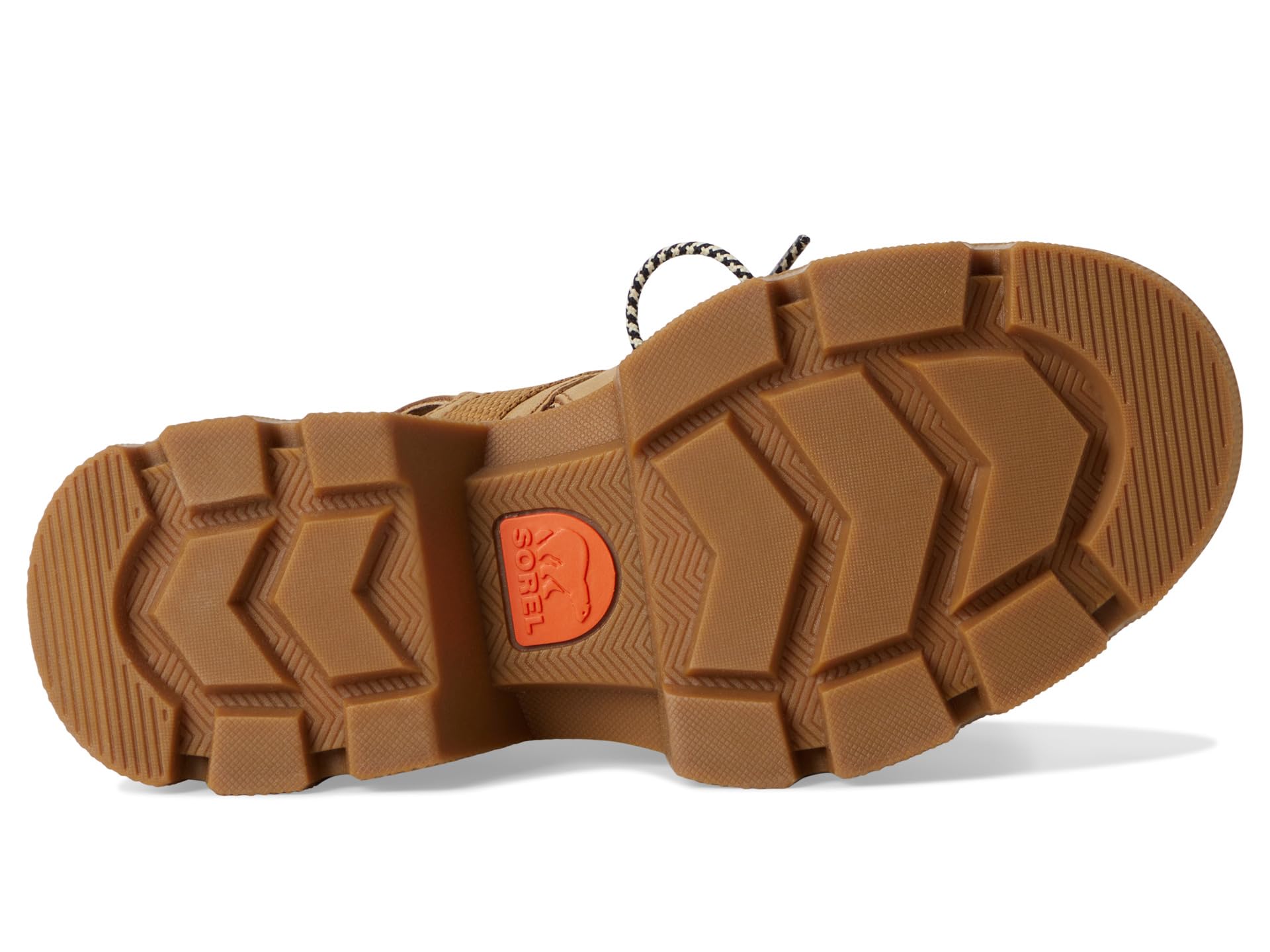 Туфли SOREL Rein Cb Lace Platform, Caribou Buff/Black — фото 3