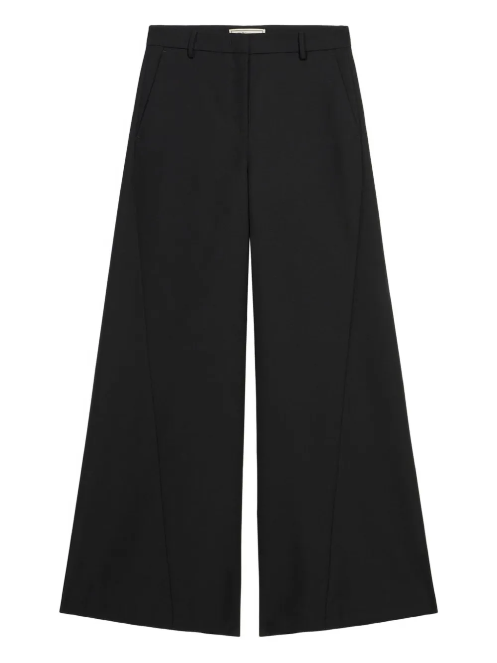 

Широкие брюки со вставками BLUMARINE, черный