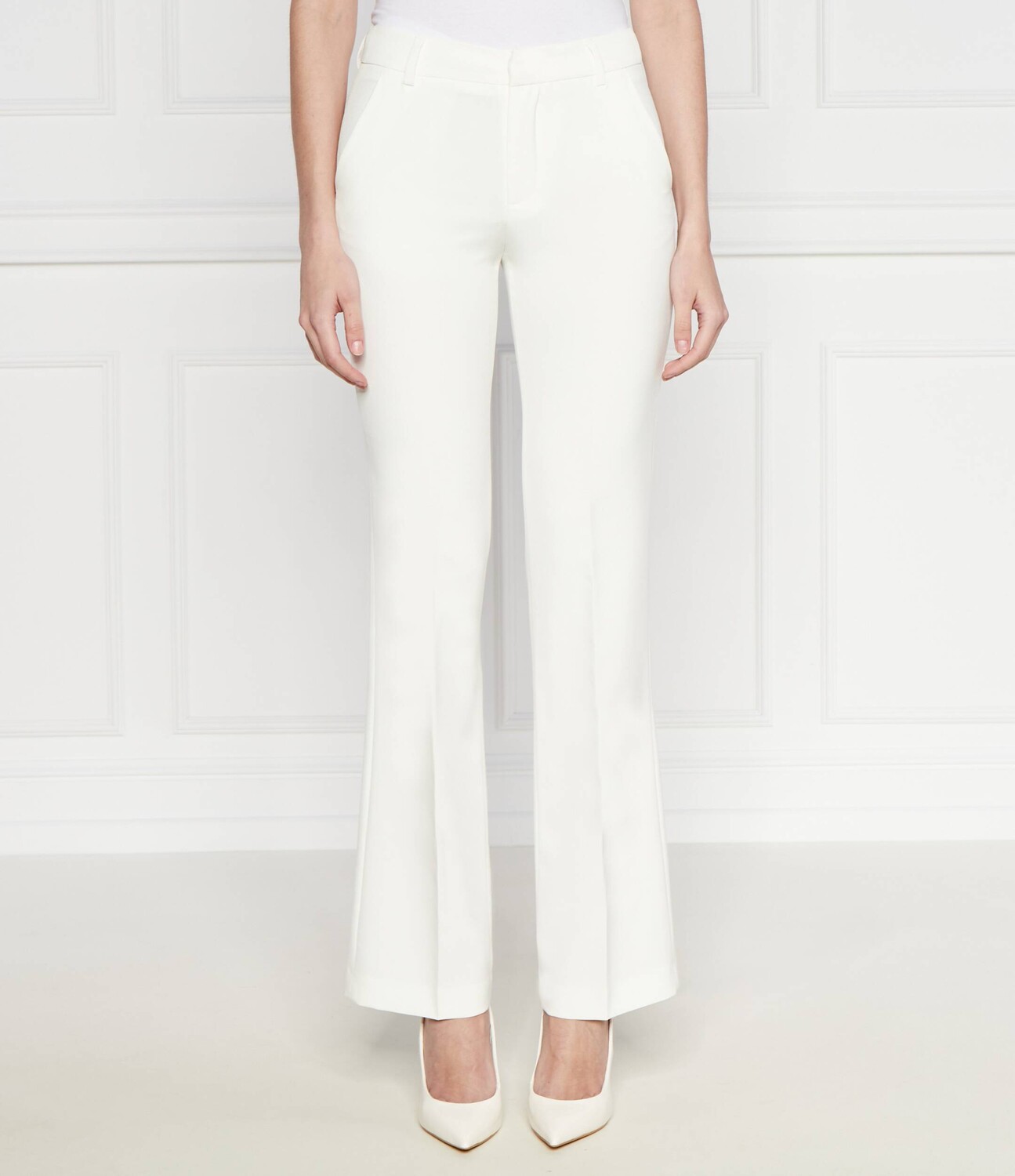 

Брюки Liu Jo flare fit, белый