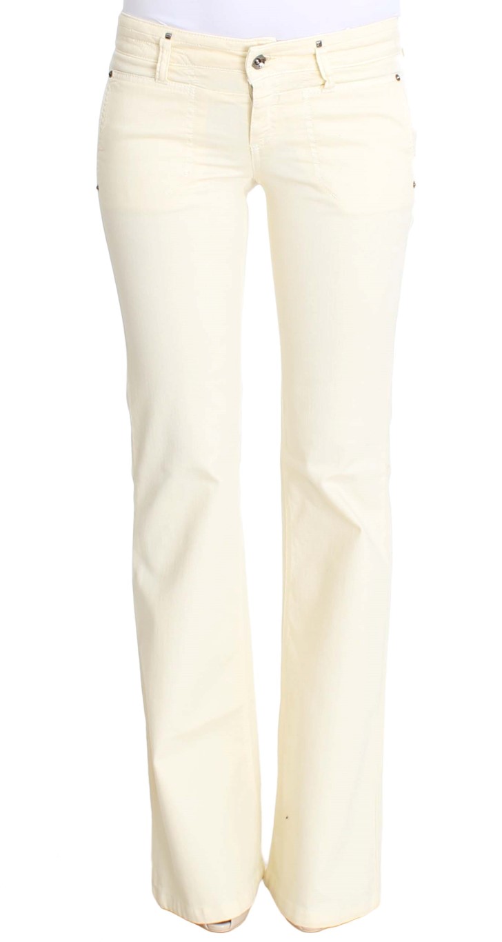 

Шикарные расклешенные дизайнерские джинсы Off-White Costume National, белый