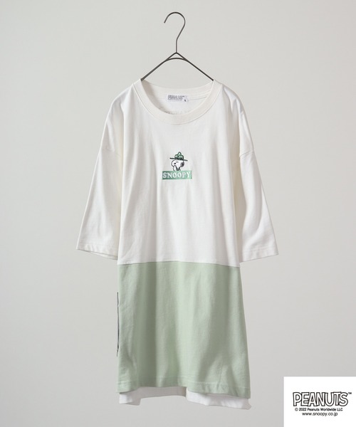 

Футболка с откидными плечами, принт Снупи из мультфильма "Peanuts", серая