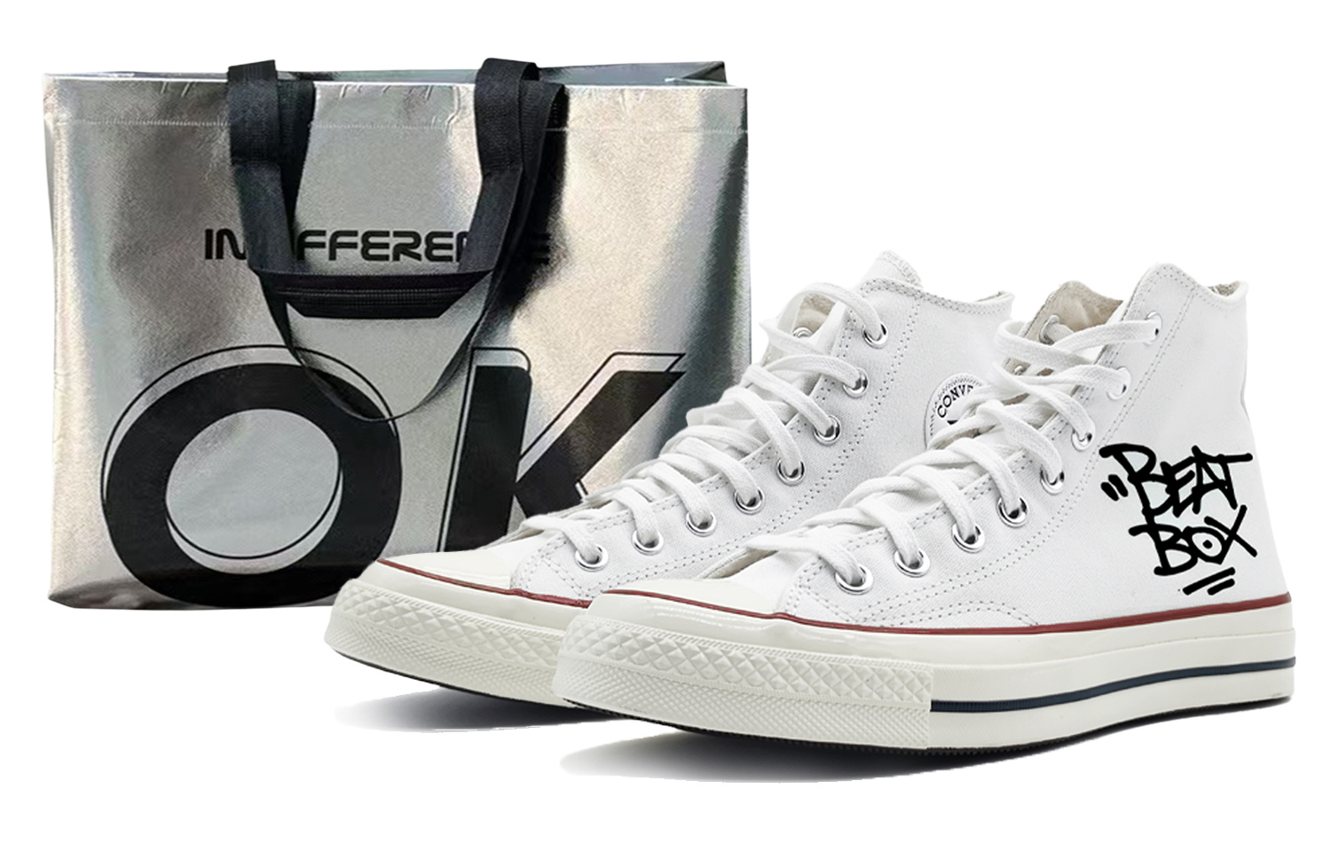 

Converse Кроссовки Chuck Taylor High-Top Canvas Unisex Ecru 1970-х годов, цвет Ecru