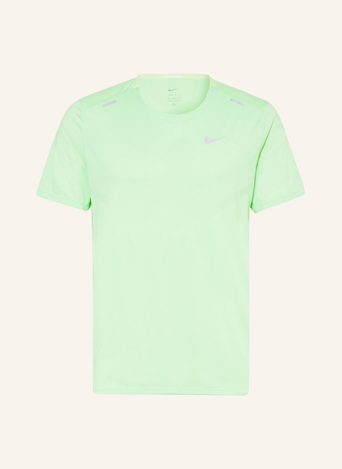 

Беговая рубашка rise 365 Nike, светло-зеленый
