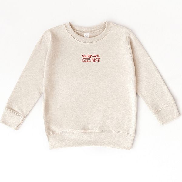 

Толстовка Smileyworld embroidered est 1997 для малышей The Juniper Shop, Natural