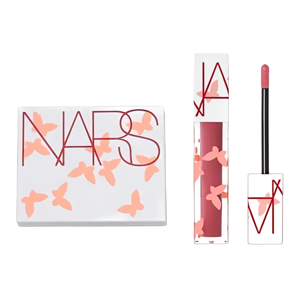 

Жидкая помада Butterfly Limited Blush с эффектом сияния, легкий макияж, набор натуральных стойких оттенков 5,5 мл+4,8 мл NARS