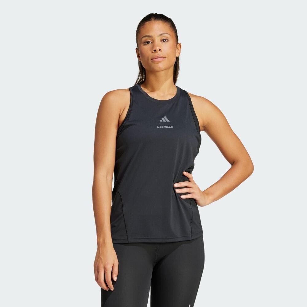 

Топ Adidas LES MILLS graphic tank top, черный