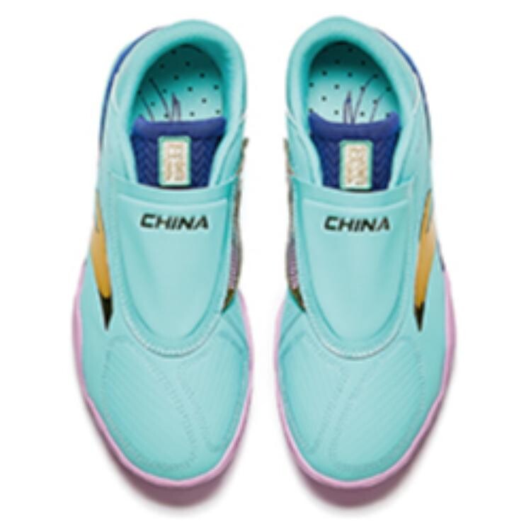 Кроссовки ANTA Training Shoes Men Low-top Clear Water Blue / Sky Blue Stone Blue / Fondant Powder / Metal Gold, голубой — фото 3