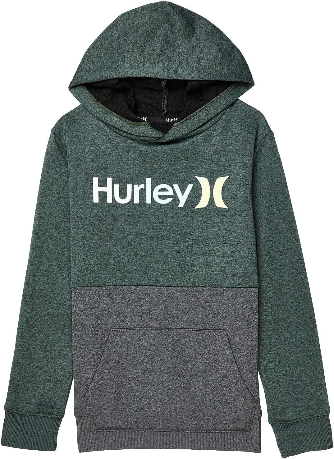 

Толстовка Hurley H2O Dri-FITOne & Only Blocked Pullover, цвет Dutch Green Heather