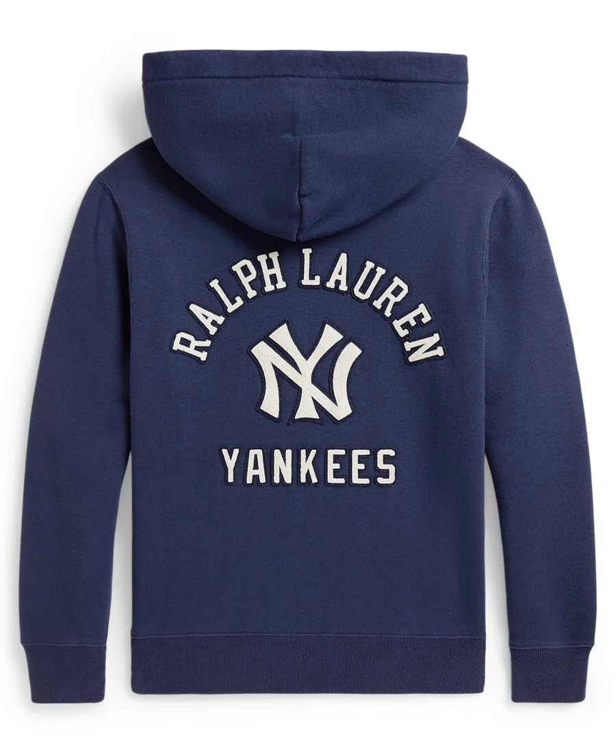 Детская толстовка с длинными рукавами Yankees (8-20 лет) Polo Ralph Lauren, Drak Cobalt — фото 2