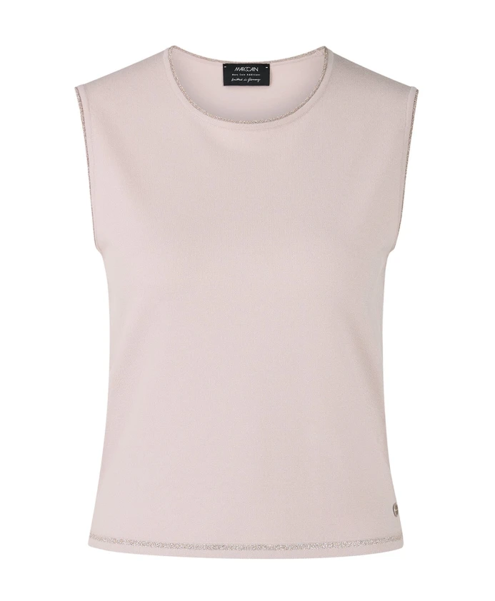 

Элегантный топ с декоративными швами. Marc Cain, розовый
