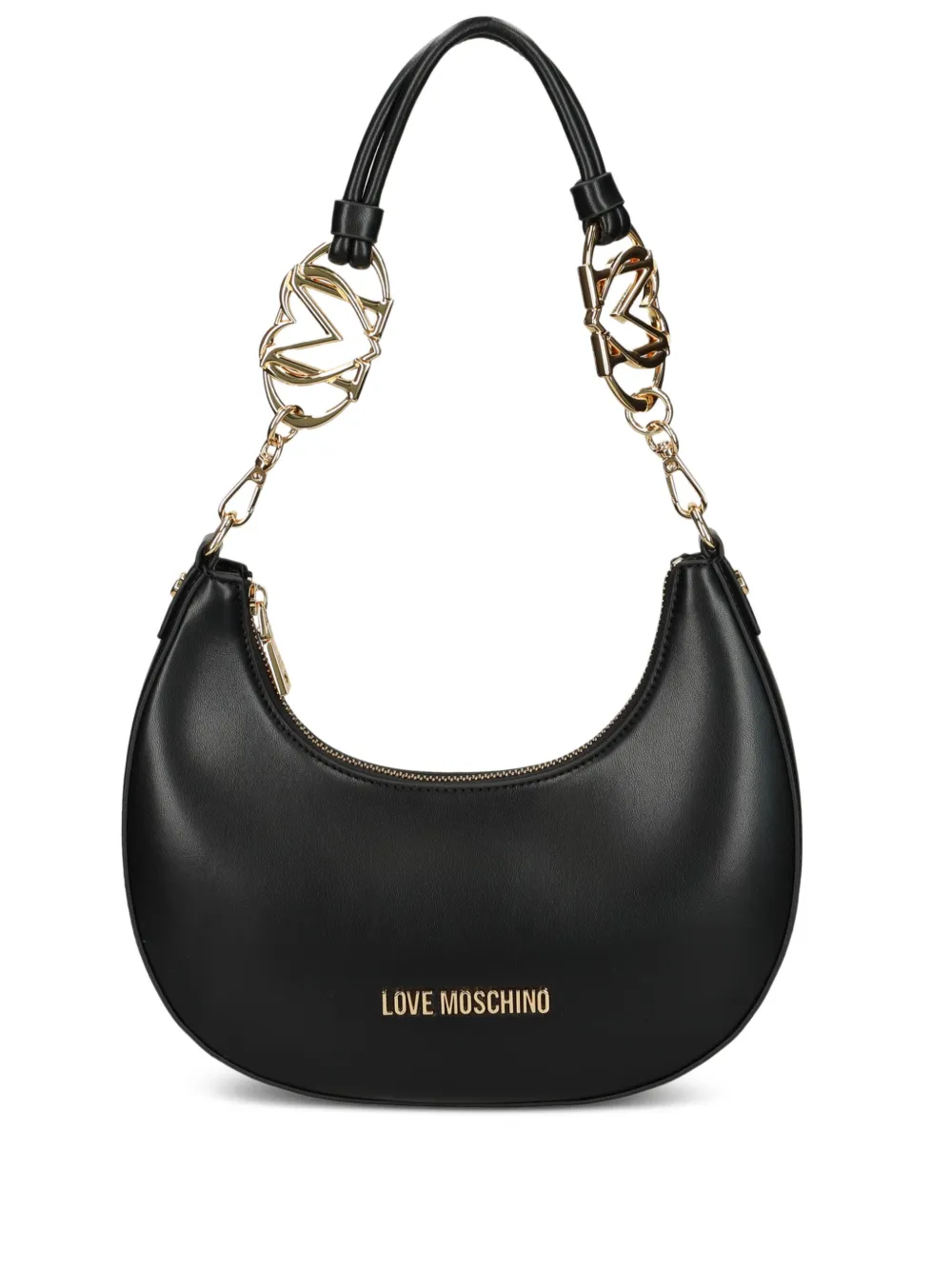 

Сумка через плечо с цепочкой и полумесяцем Love Moschino, черный