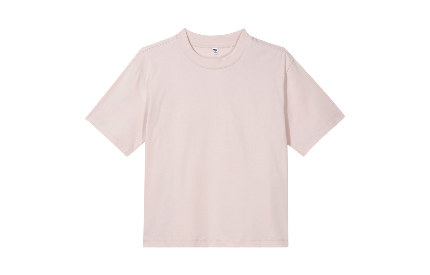 Футболка женская пастельно-розовая Uniqlo