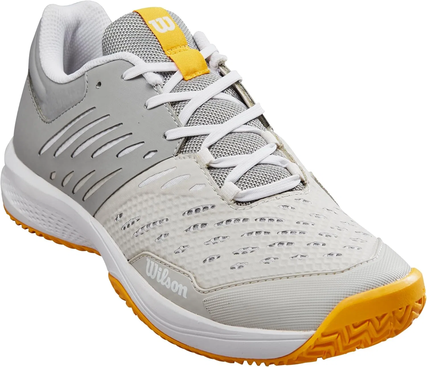 Кроссовки для тенниса Wilson KAOS Comp 3.0, Lunar Rock Griffin Old Gold — фото 2