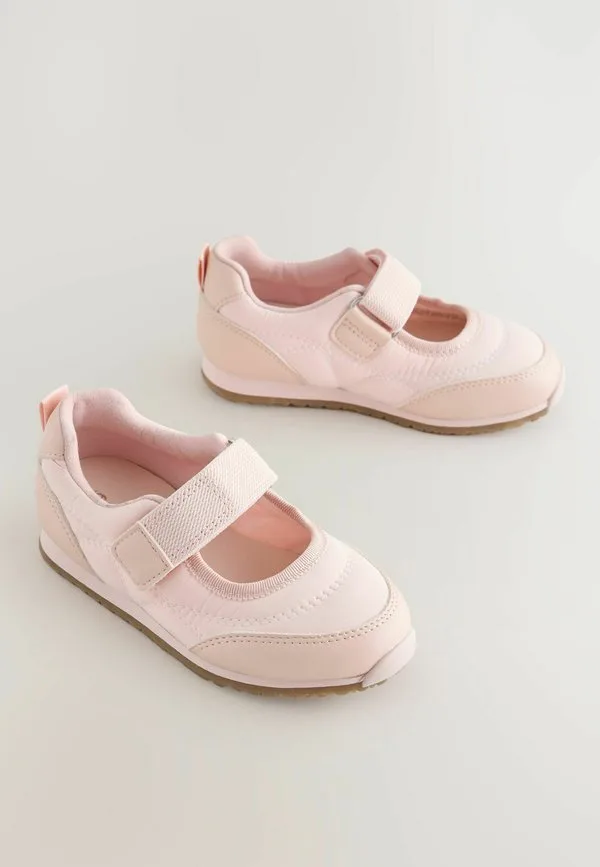 Туфли-Мэри-Джейн стандартного кроя на липучках. детская обувь Next, Pink — фото 2