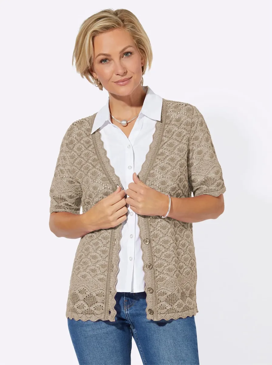 

Классический кардиган Basics Classic Basics, цвет Sesam-Meliert