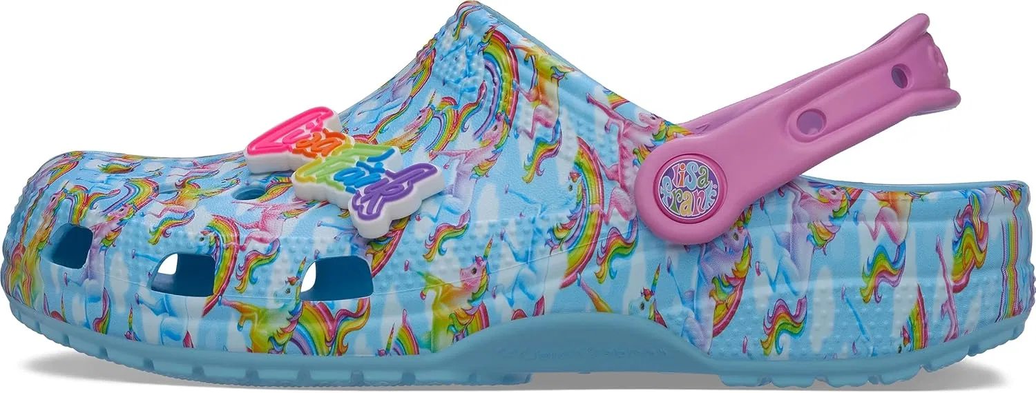 Кроксы Unisex Adult Classic Lisa Frank Clogs Crocs, Arctic Blue