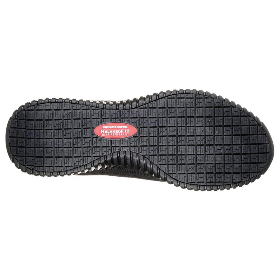 Кроссовки мужские Skechers Work CESSNOCK 77188EC/BLK, чёрные — фото 4