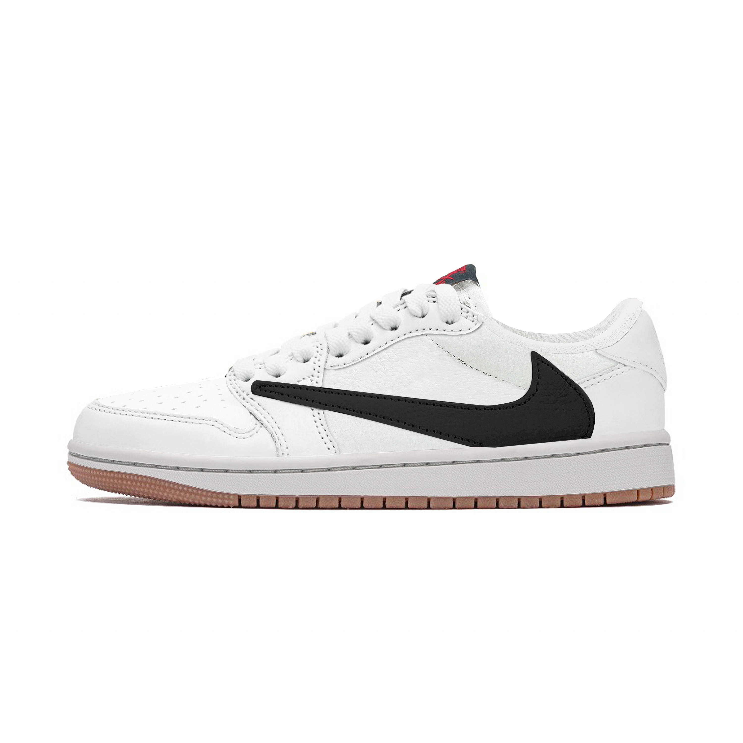 Баскетбольные кроссовки Travis Scott x Air 1 Low Top Vintage, унисекс, 100 цветов Jordan, White