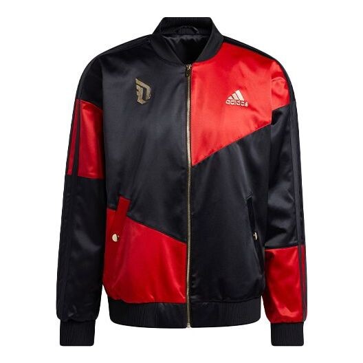 

Куртка cny dame jacket logo basketball sports black red Adidas, красный