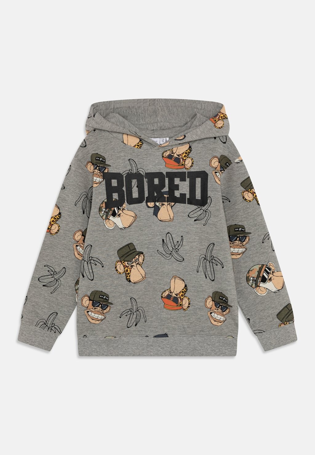 

Толстовка с капюшоном NKMADONIS Name it, цвет Mottled Grey