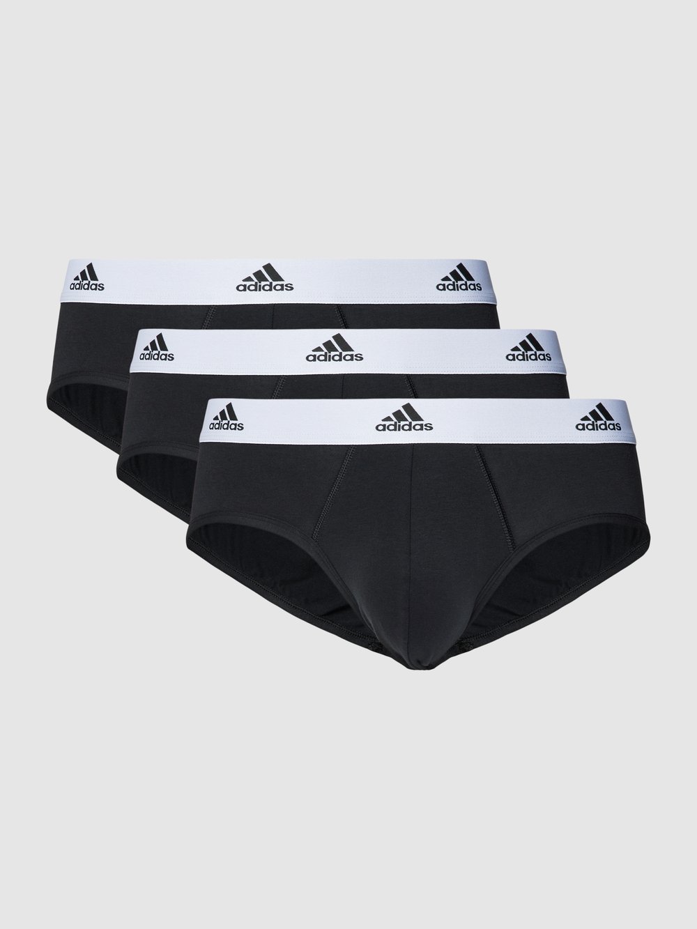 

Трусы с логотипом на поясе в упаковке 3 шт ADIDAS SPORTSWEAR, черный