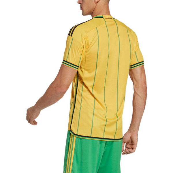 Футболка Ямайка 23 домашняя майка Adidas, золотой — фото 4