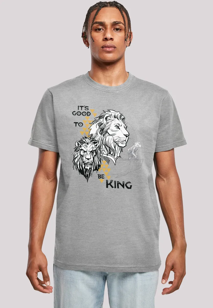 

F4NT4STIC Футболка "Disney The Lion King", принт, серый